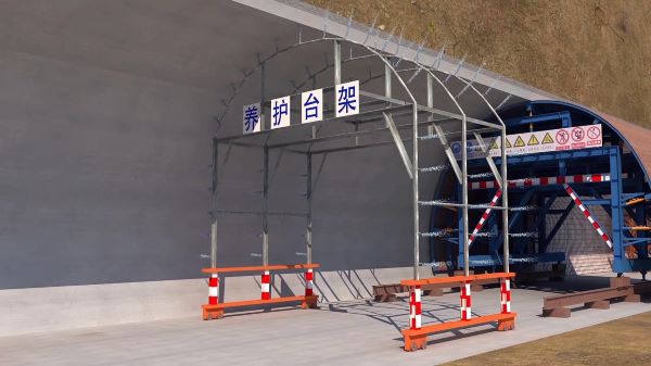 韩城市隧道施工动画制作公司 - 隧道施工工艺和施工方法 - 隧道施工汇报动画视频 - bim 工程施工动画